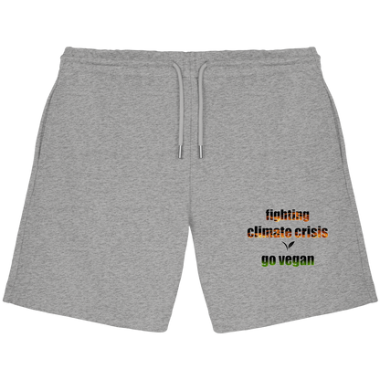 vegwear "fighting climate crisis" - unisex Bio Jogger Shorts, vegan
