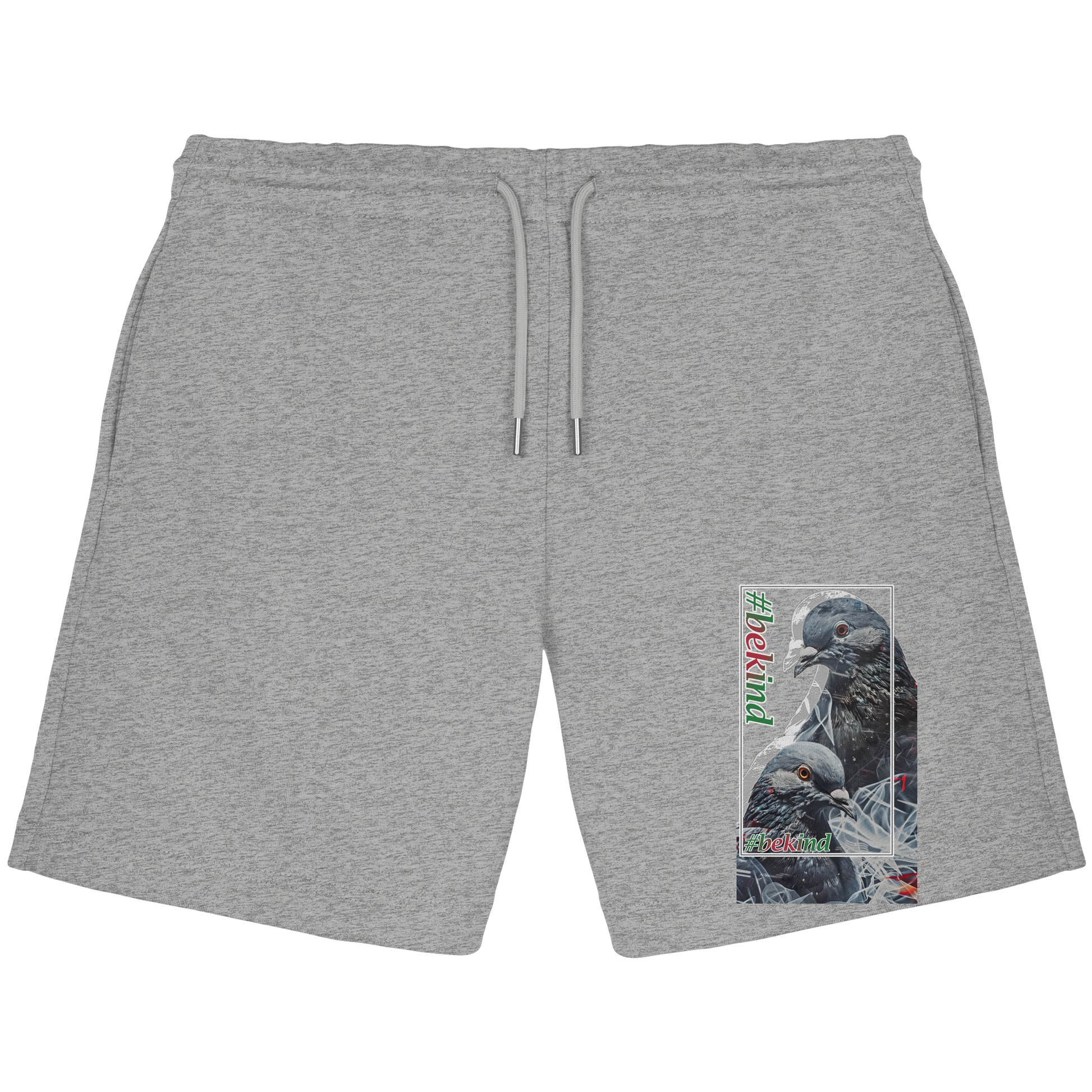 Unisex Bio Jogger Shorts: 'Be Kind' Statement Shorts | vegwear