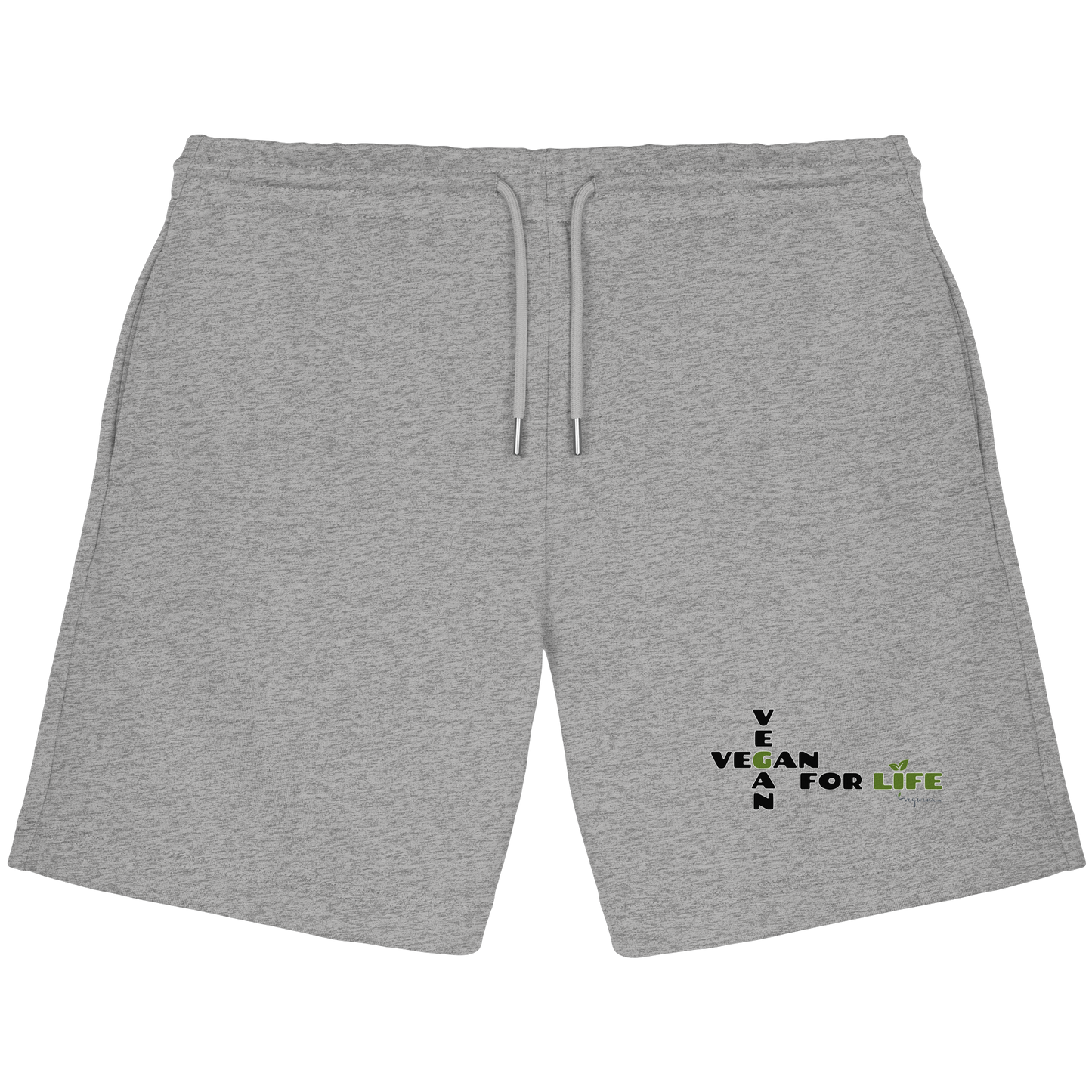 vegwear "vegan for life" - unisex Jogger Shorts, bio vegan fair