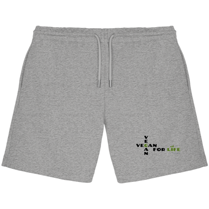 vegwear "vegan for life" - unisex Jogger Shorts, bio vegan fair
