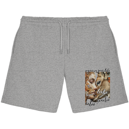 actio reactio - Kollektion dtf - Organic Jogger Shorts, Vegan ist Mitgefühl