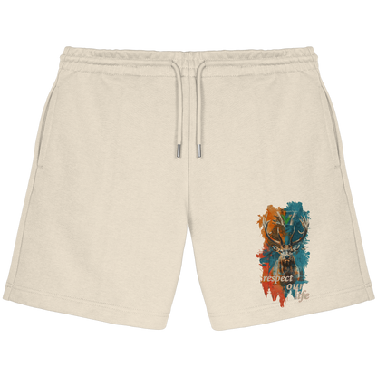 vegwear "respect our life - Hirsch" - unisex Jogger Shorts