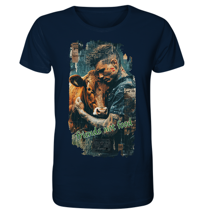 Motiv "friends not food" - unisex Bio T-Shirt