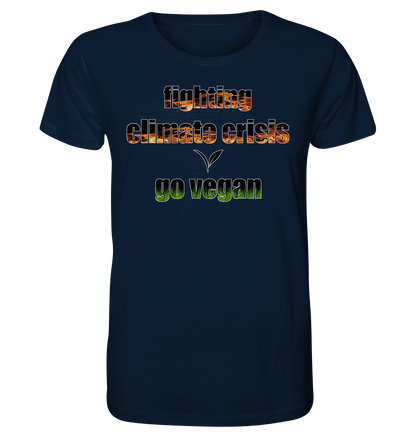 Motiv "fighting climate cirsis" - unisex Bio T-Shirt