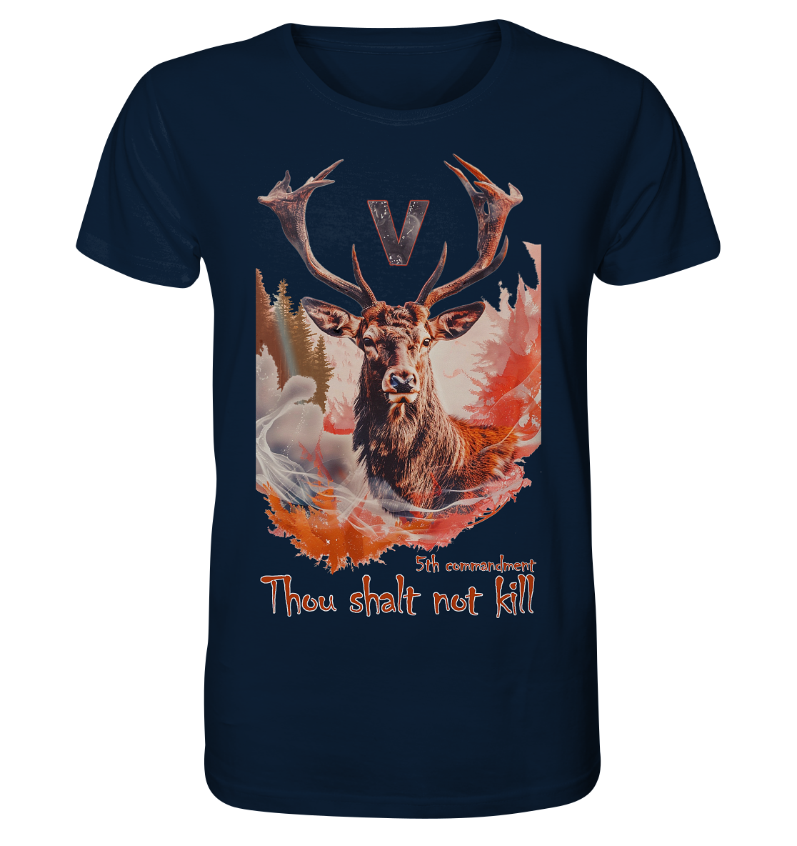 Motiv "thou shalt not kill" - unisex Bio T-Shirt