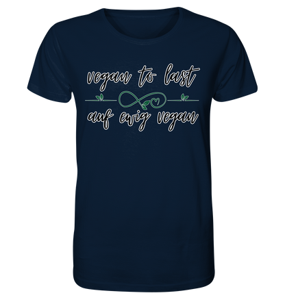 Motiv "vegan to last" - unisex Bio T-Shirt