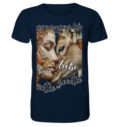Motif "actio = reactio" - unisex organic T-shirt