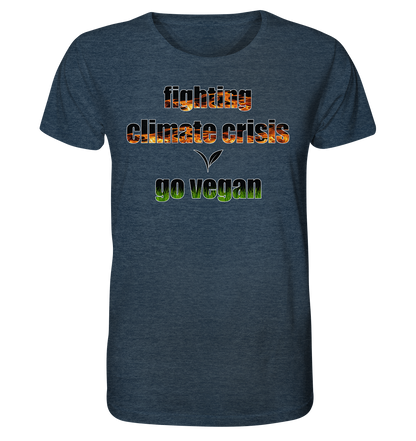 Motiv "fighting climate cirsis" - unisex Bio T-Shirt