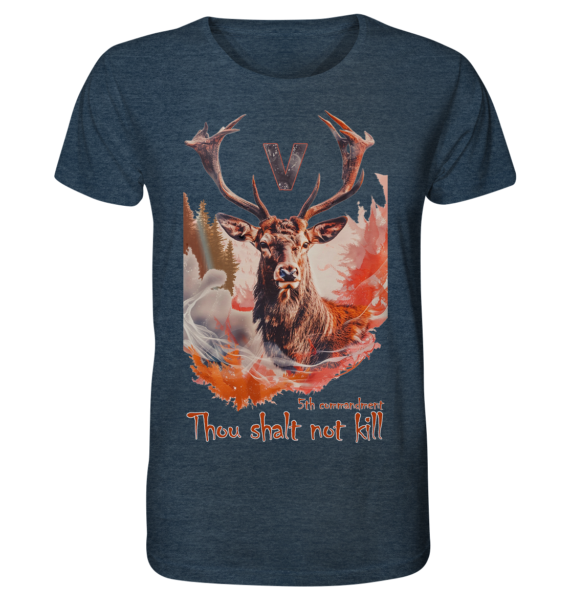 Motiv "thou shalt not kill" - unisex Bio T-Shirt