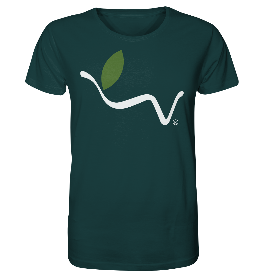 Motiv "vegwear Logo weiß" - unisex Bio T-Shirt