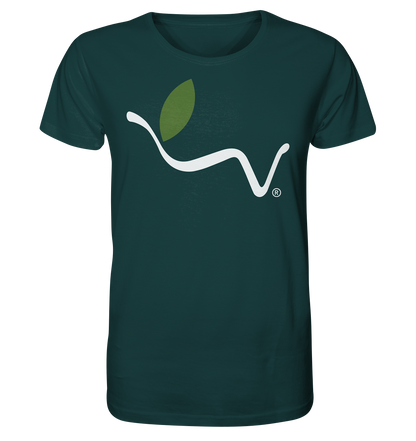 Motiv "vegwear Logo weiß" - unisex Bio T-Shirt