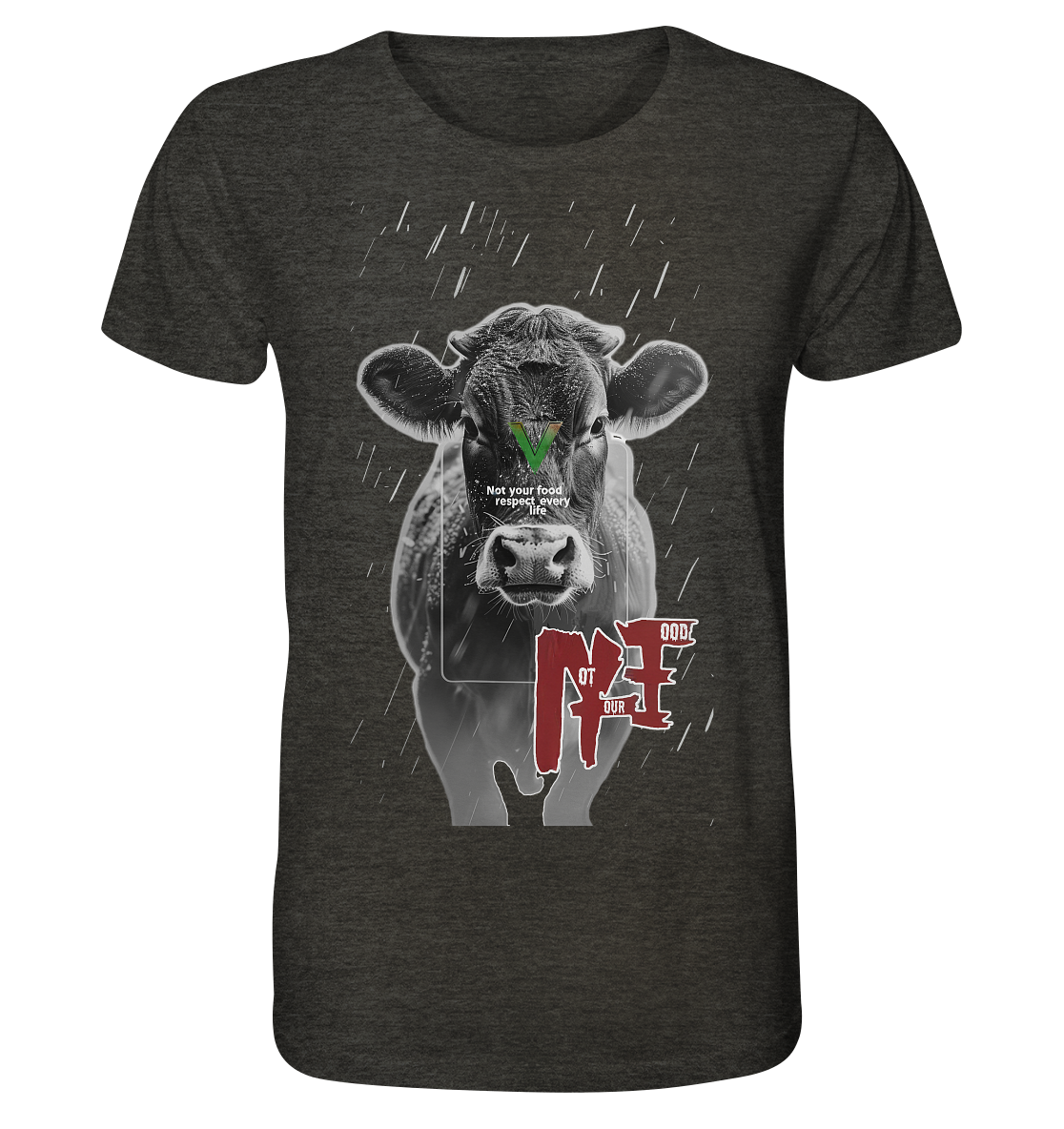Motif "not your food" - unisex organic T-shirt