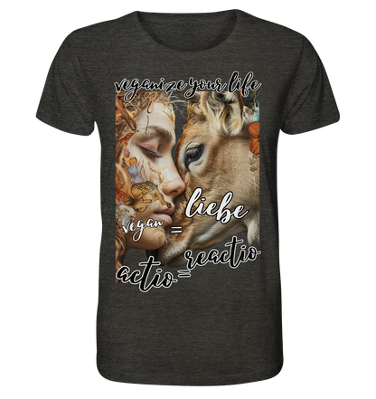 Motif "actio = reactio" - unisex organic T-shirt
