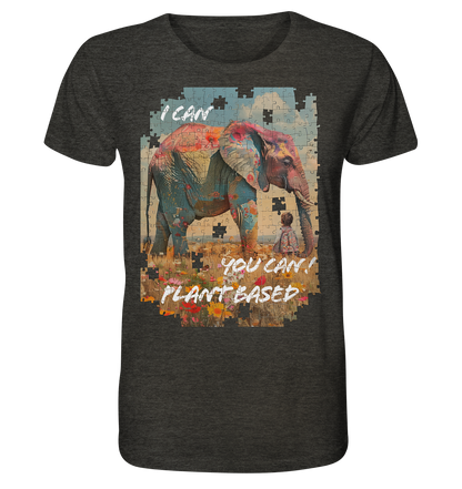 Motiv "plant based elephant" - unisex Bio T-Shirt