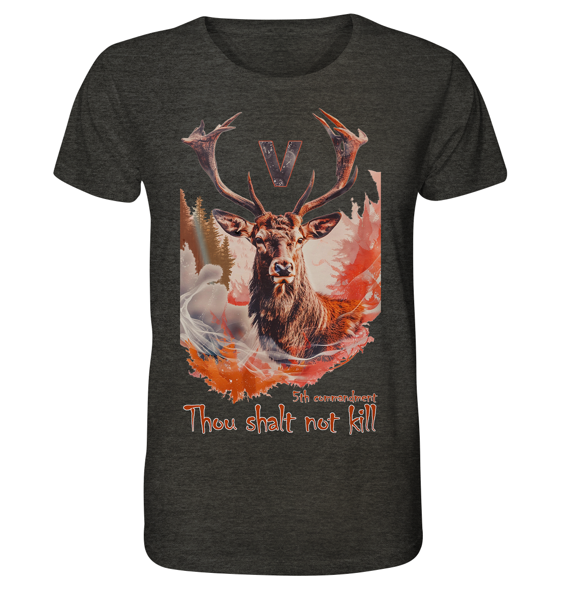 Motiv "thou shalt not kill" - unisex Bio T-Shirt