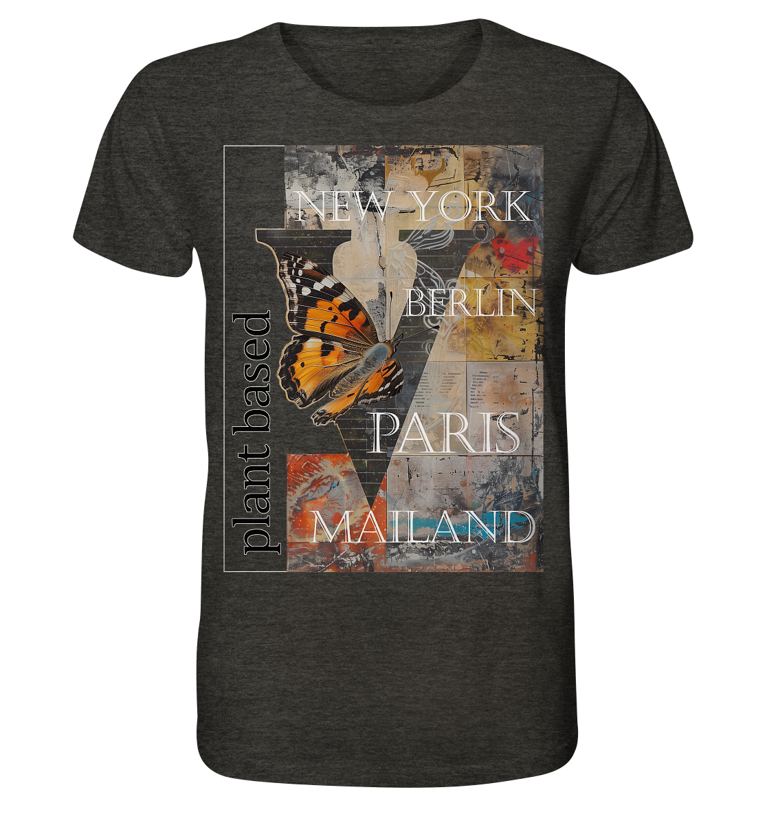 Motiv "plant based cities" - unisex Bio T-Shirt