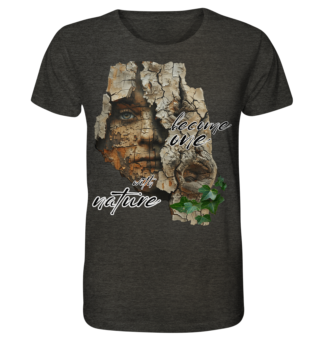 Motiv "become one with nature" - unisex Bio T-Shirt