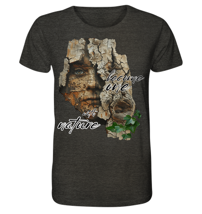 Motiv "become one with nature" - unisex Bio T-Shirt