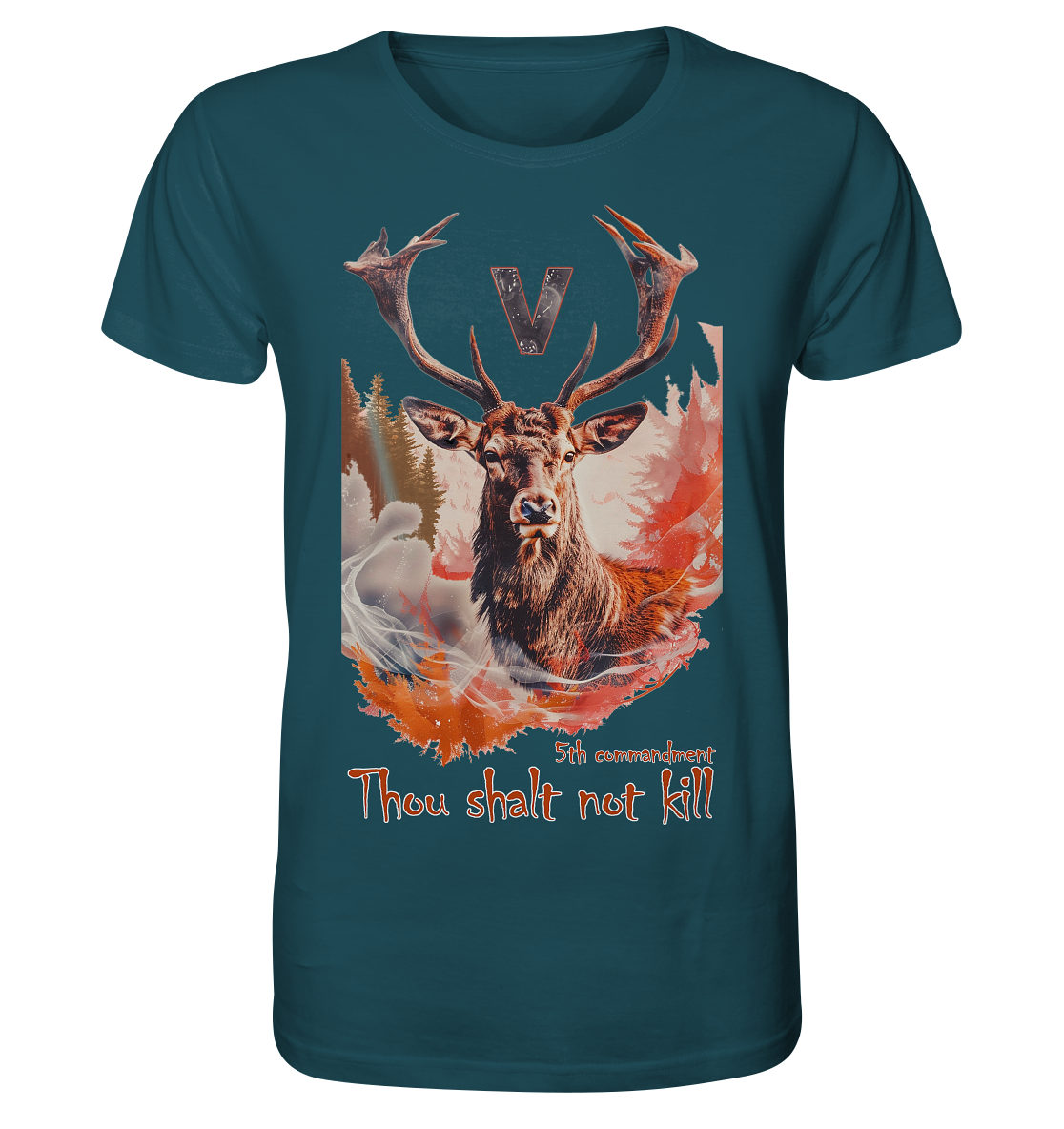 Motiv "thou shalt not kill" - unisex Bio T-Shirt