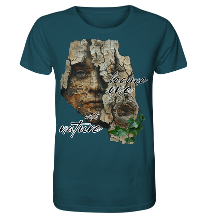 Motiv "become one with nature" - unisex Bio T-Shirt