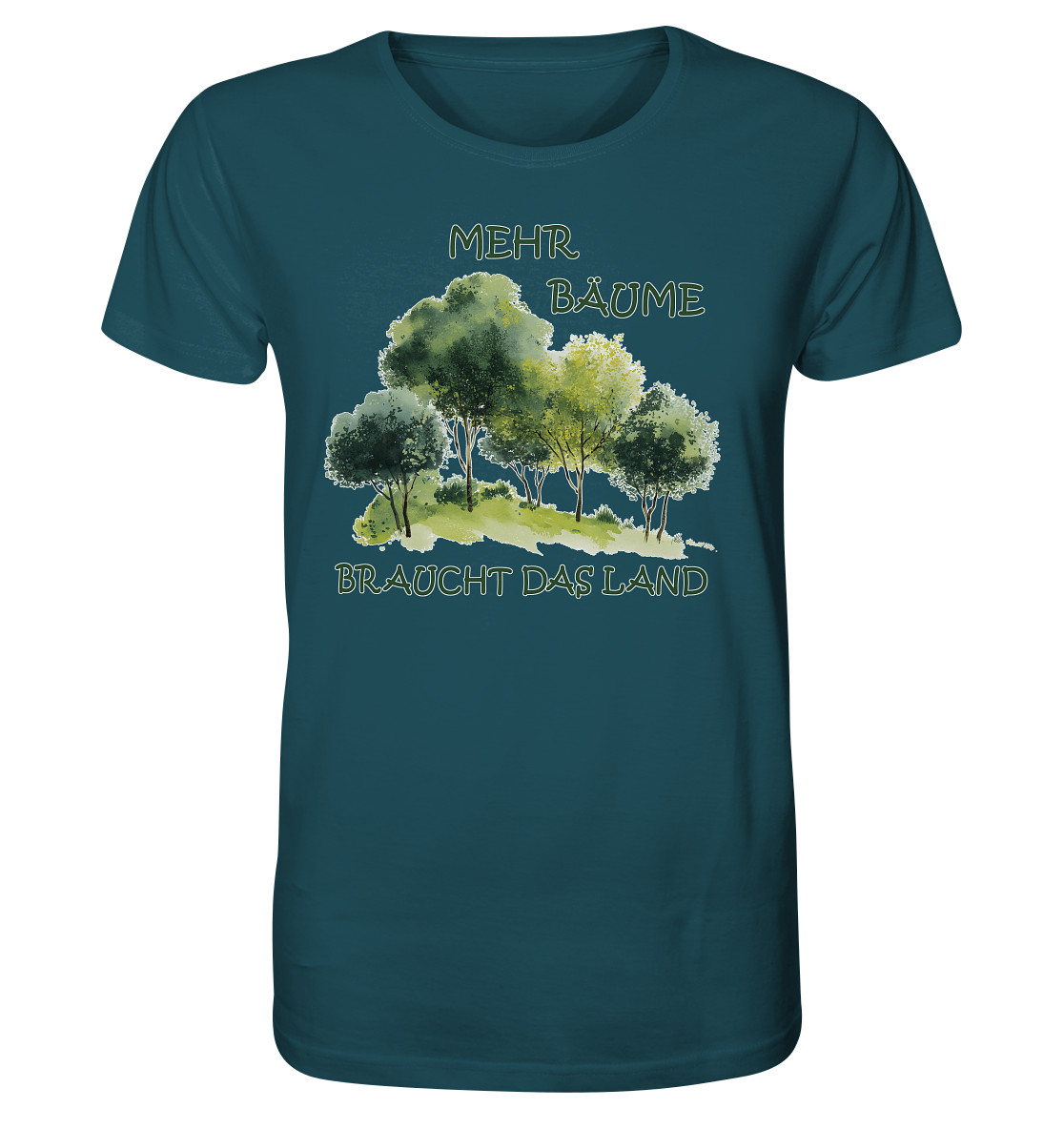 vegwear "mehr Bäume braucht das Land" - unisex Bio T-Shirt, vegan, fair, nachhaltig