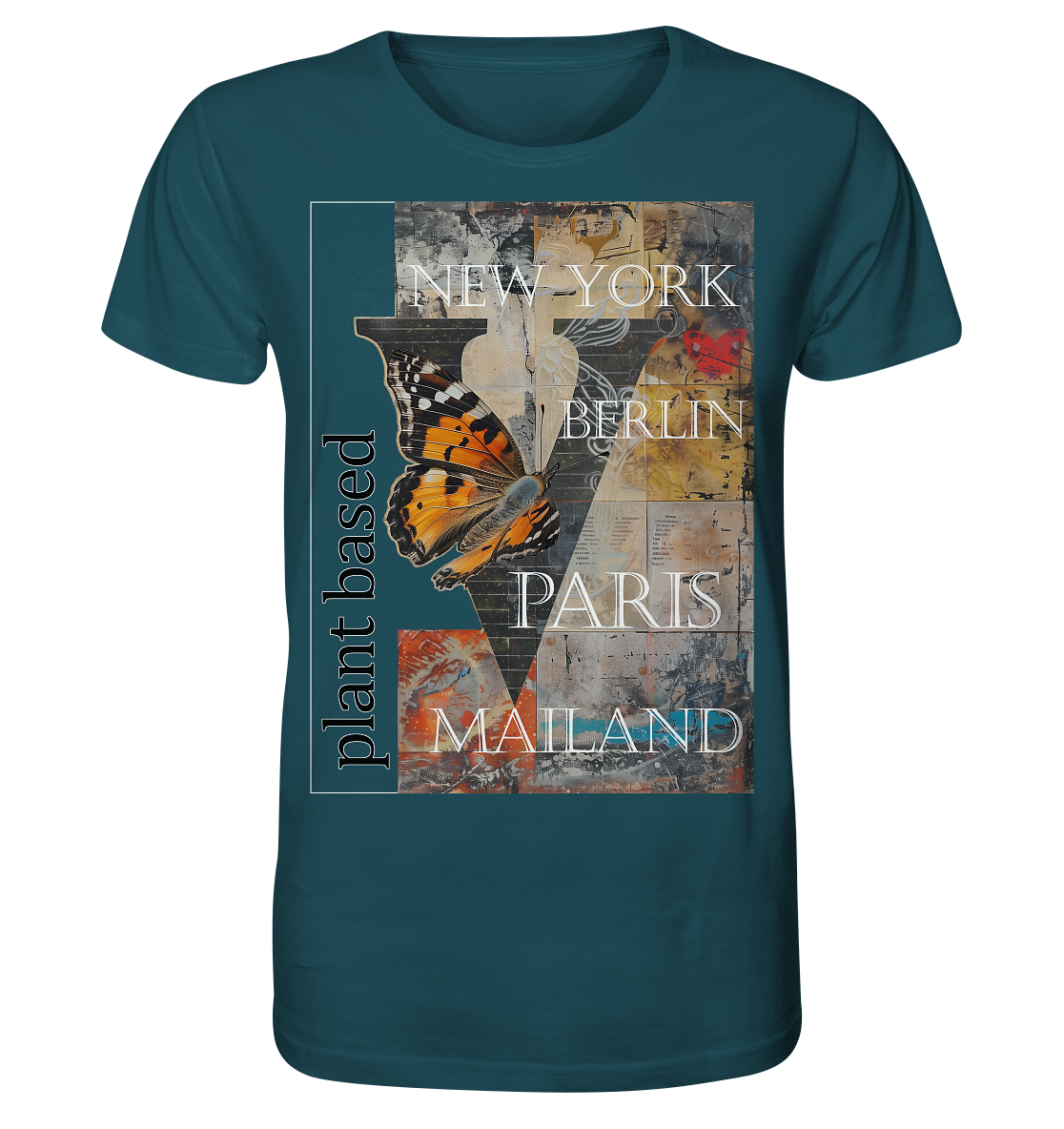 Motiv "plant based cities" - unisex Bio T-Shirt