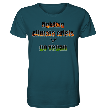 Motiv "fighting climate cirsis" - unisex Bio T-Shirt