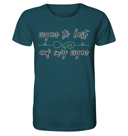 Motiv "vegan to last" - unisex Bio T-Shirt