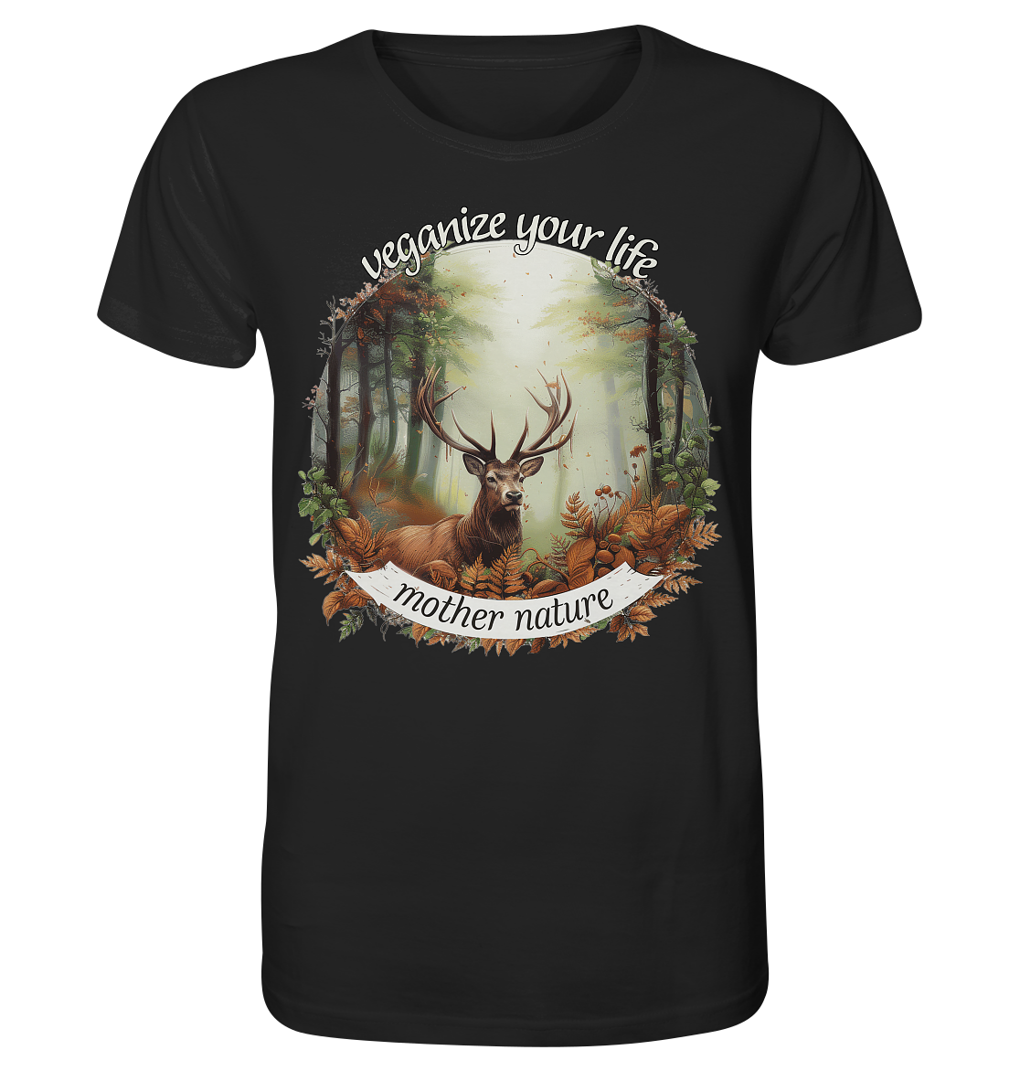 Motif "mother nature" - unisex organic T-shirt