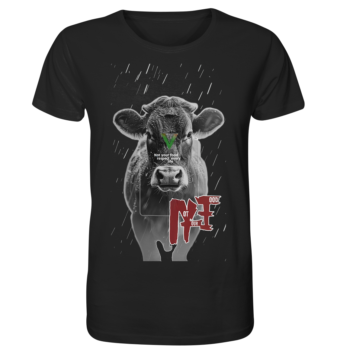 Motif "not your food" - unisex organic T-shirt