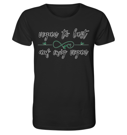 Motiv "vegan to last" - unisex Bio T-Shirt
