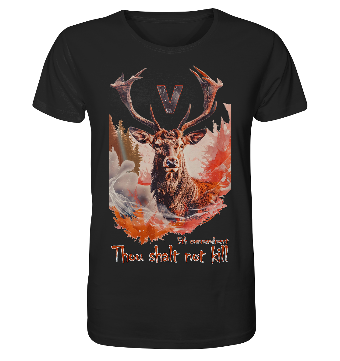 Motiv "thou shalt not kill" - unisex Bio T-Shirt