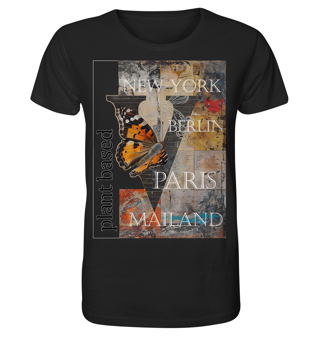 Motiv "plant based cities" - unisex Bio T-Shirt
