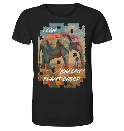 Motiv "plant based elephant" - unisex Bio T-Shirt