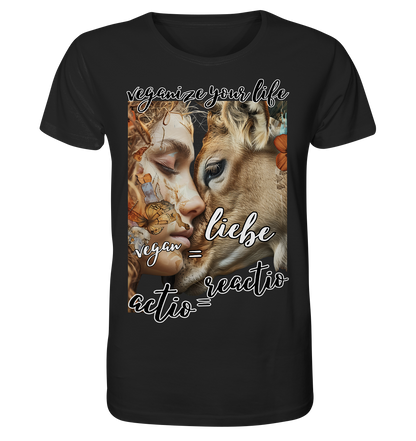 Motif "actio = reactio" - unisex organic T-shirt