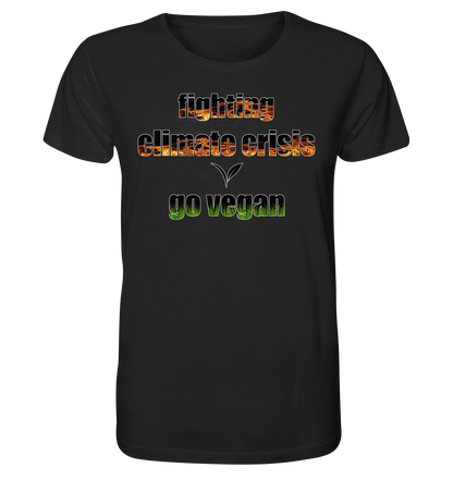 Motiv "fighting climate cirsis" - unisex Bio T-Shirt