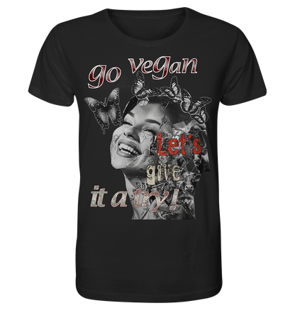Motiv "Let's give it a try" - unisex Bio T-Shirt