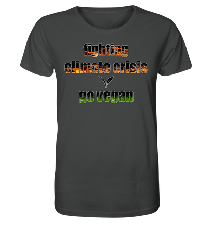Motiv "fighting climate cirsis" - unisex Bio T-Shirt