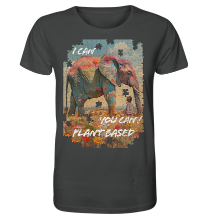 Motiv "plant based elephant" - unisex Bio T-Shirt