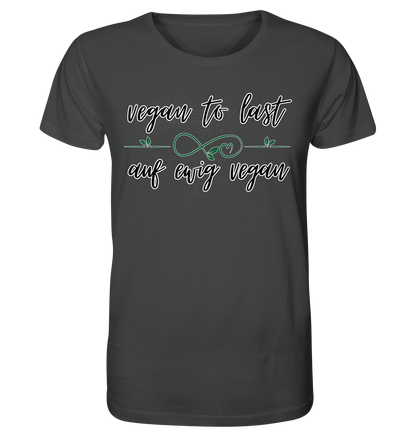 Motiv "vegan to last" - unisex Bio T-Shirt