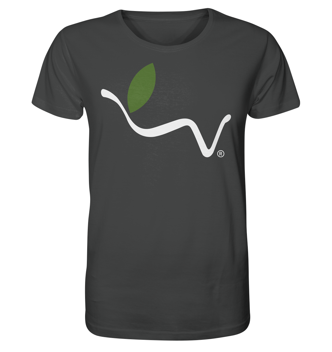 Motiv "vegwear Logo weiß" - unisex Bio T-Shirt