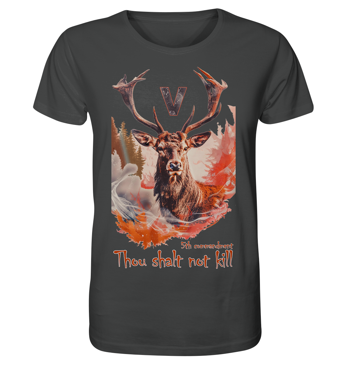 Motiv "thou shalt not kill" - unisex Bio T-Shirt