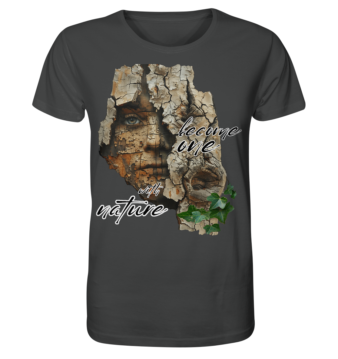 Motiv "become one with nature" - unisex Bio T-Shirt