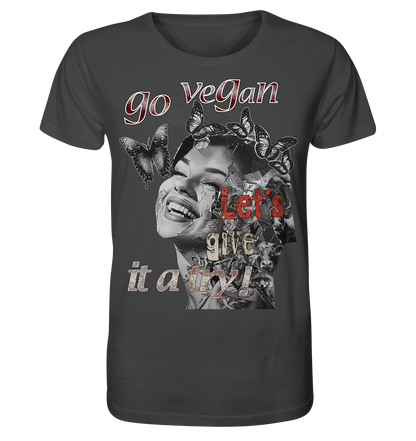 Motiv "Let's give it a try" - unisex Bio T-Shirt