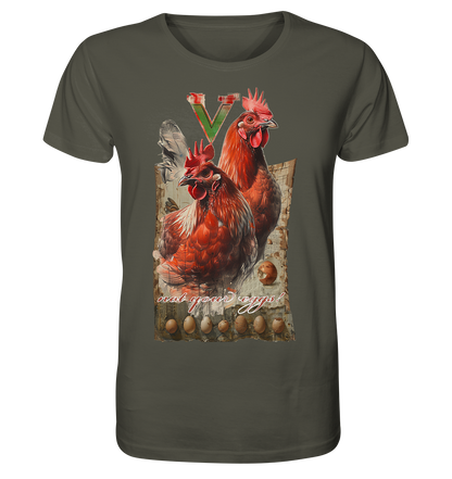 Motif "not your eggs" - unisex organic T-shirt