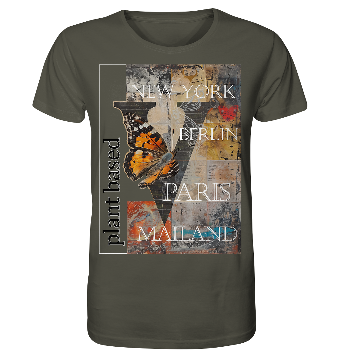 Motiv "plant based cities" - unisex Bio T-Shirt
