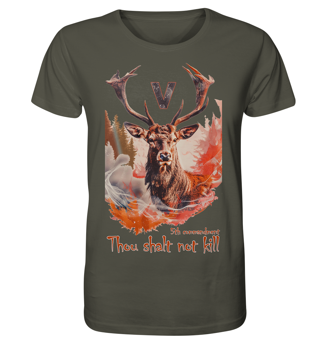 Motiv "thou shalt not kill" - unisex Bio T-Shirt