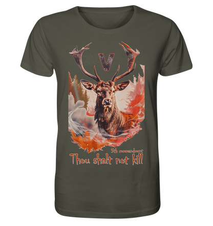 Motiv "thou shalt not kill" - unisex Bio T-Shirt