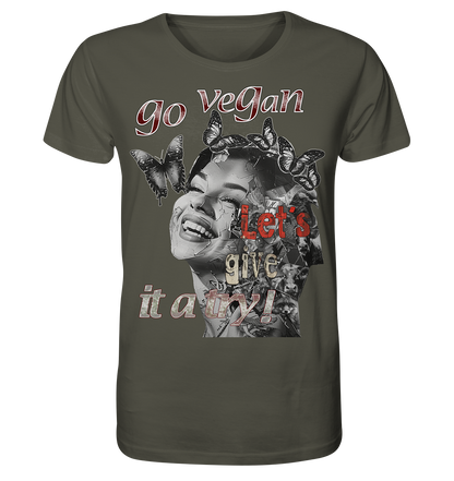 Motiv "Let's give it a try" - unisex Bio T-Shirt