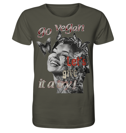 Motiv "Let's give it a try" - unisex Bio T-Shirt